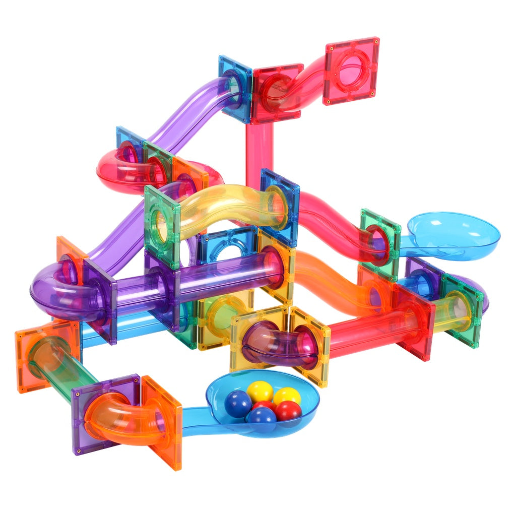 MNTL Magnetic Tiles Marble Run 100 Pcs Set