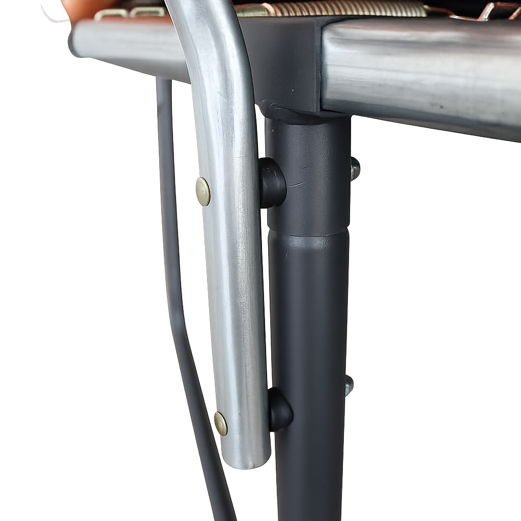 ALL 4 KIDS 10 FT Jump Zone Spring Trampoline with Basketball Board