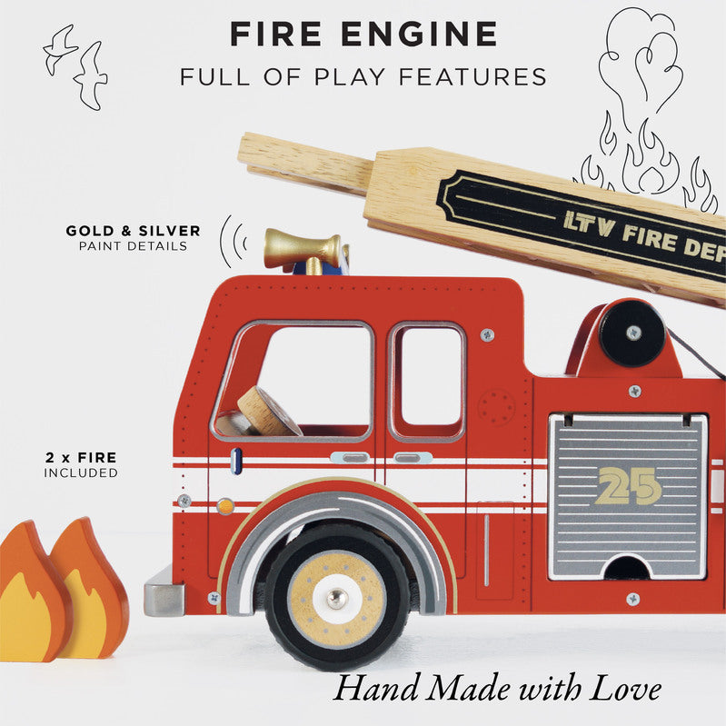 Le Toy Van Fire Engine Set