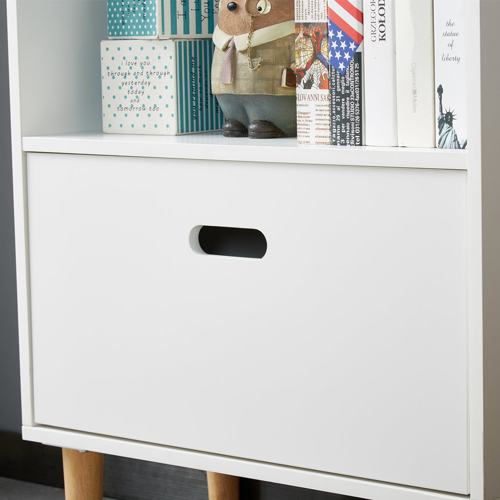 ALL 4 KIDS White Ivy Tall Kids Bookcase Storage Unit