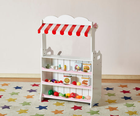 ALL 4 KIDS 2 In 1 Pretend Kitchen and Market Stall