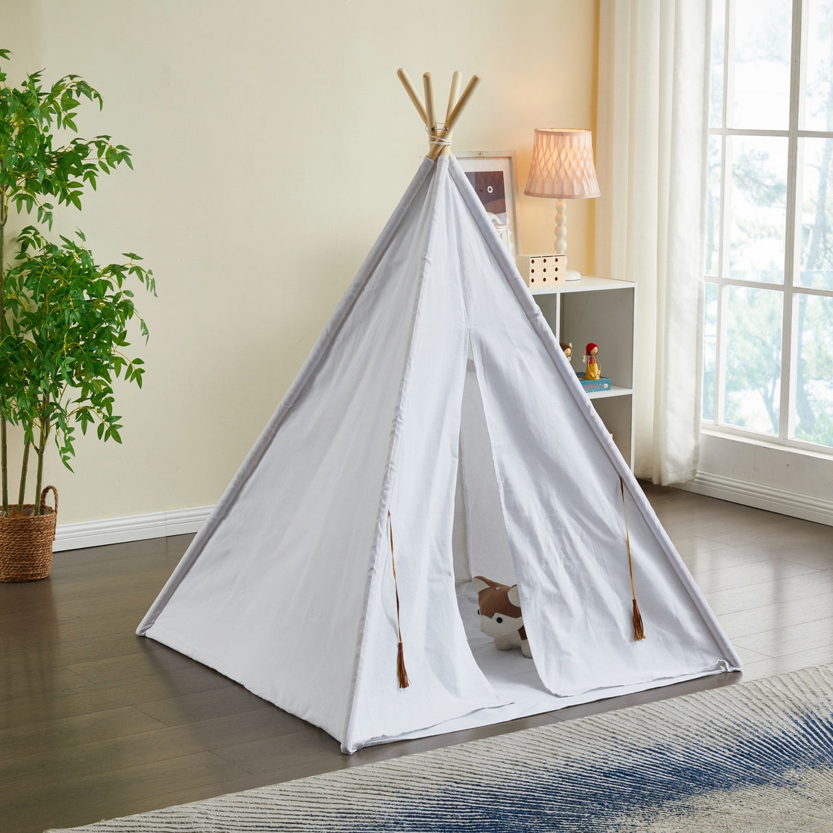 All 4 Kids Cloud White Little Explorer's Dream Teepee