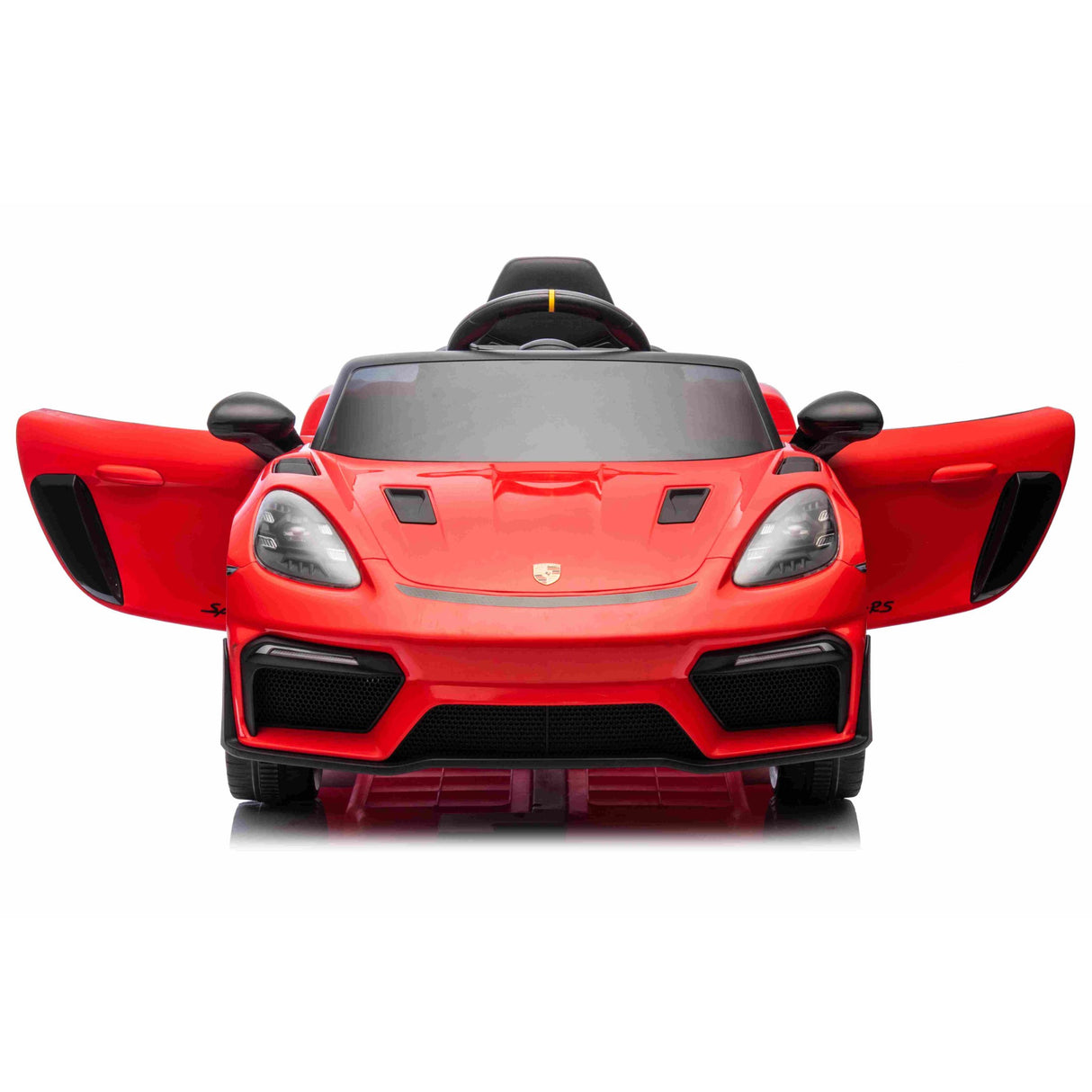 ALL 4 KIDS Licensed Porsche 718 Spyder Kids Electric Ride-On Car