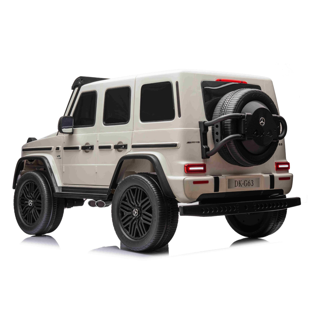 ALL 4 KIDS Huge Licensed Double Seat Mercedes-Benz Kids Ride On Car G63 with RC