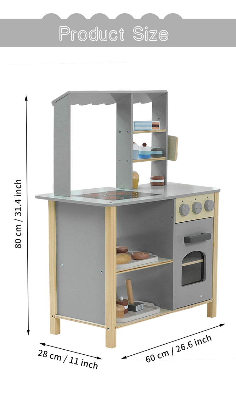 All 4 Kids Nordic Chef Pretend Kitchen & Bakery Station