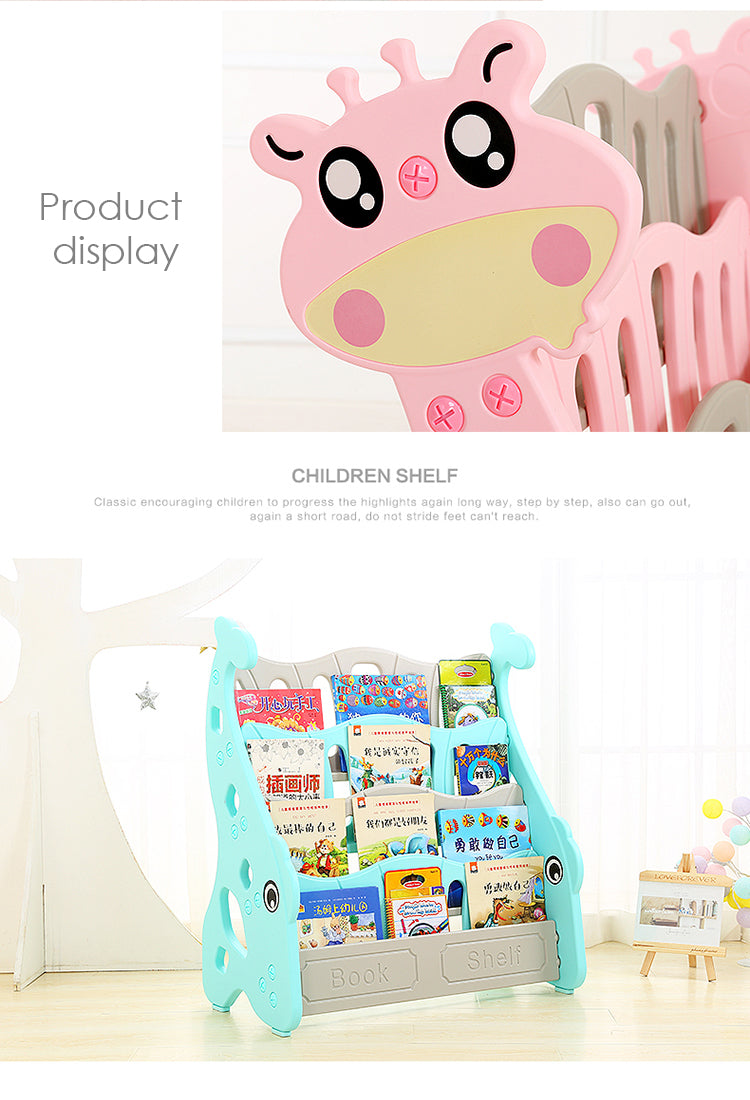 ALL 4 KIDS Lily the Giraffe Magazine Bookcase - Pink