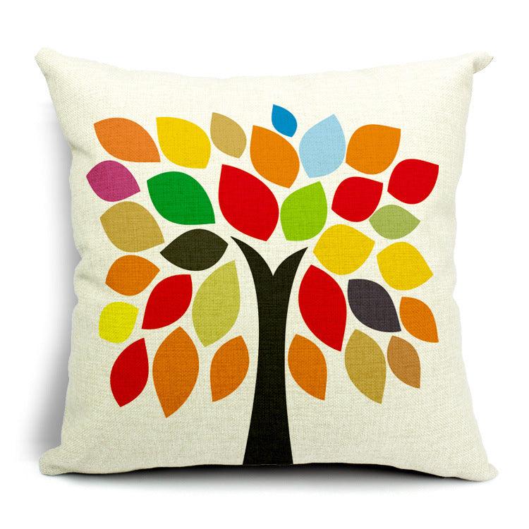 All 4 Kids 45cm Square Throw Pillow Cushion Cover - Coloruful Pattern