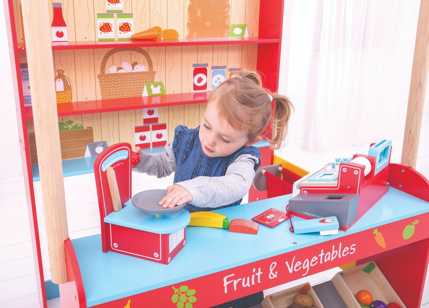 Bigjigs Toys Pretend Village Shop