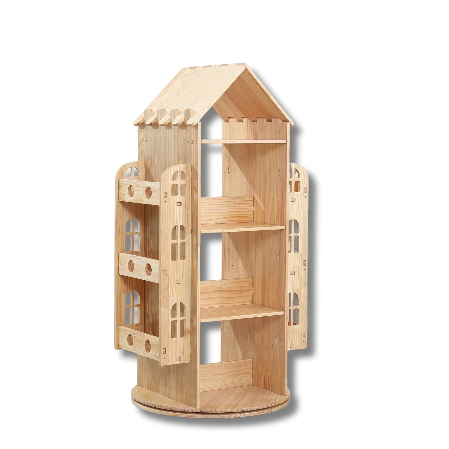 All 4 Kids Rowan Solid Timber Revolving Bookcase