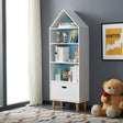 ALL 4 KIDS White Ivy Tall Kids Bookcase Storage Unit