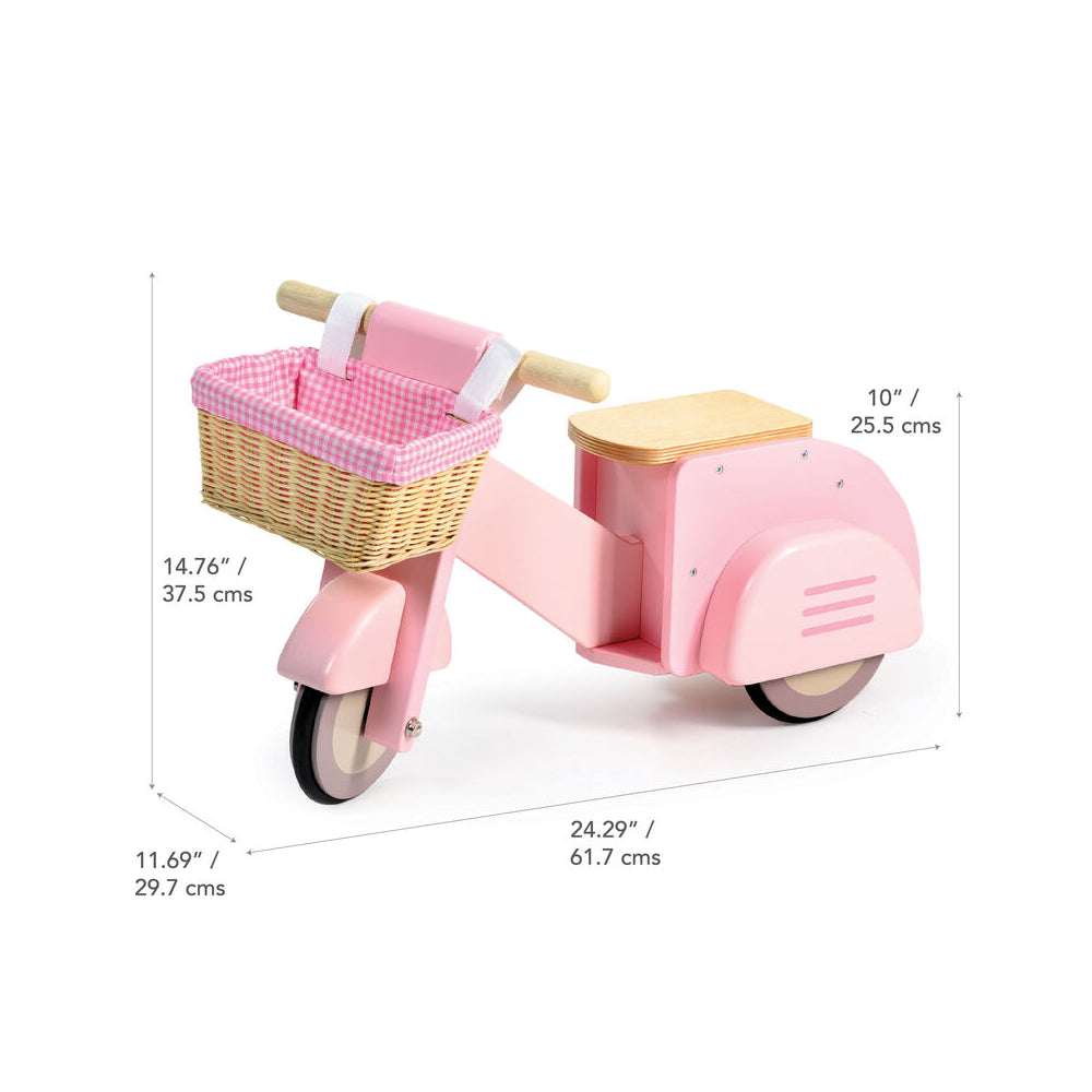 Tender Leaf Toys Ride On Scooter with Basket