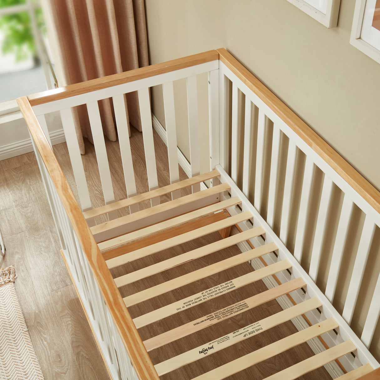 Joy Baby Mia Cot and Comet 4 Drawer Change Table Package