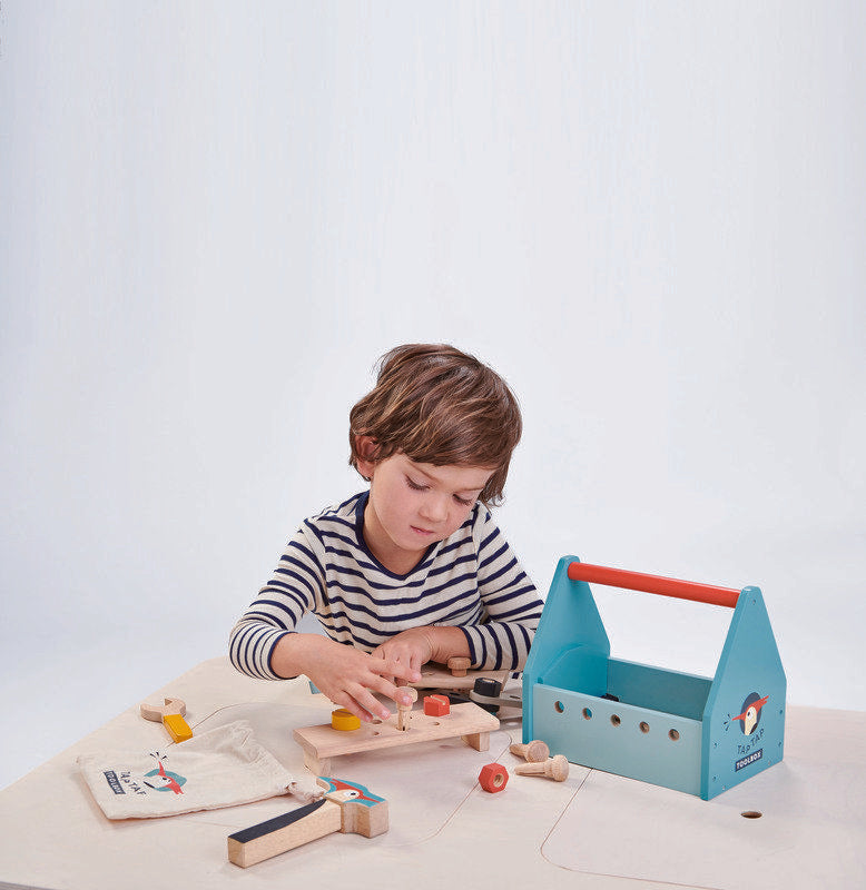 Tender Leaf Toys Pretend Tap Tap Tool Box