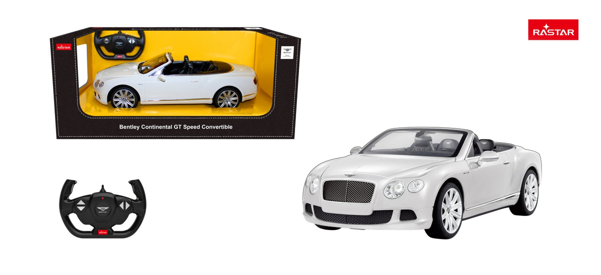 Rastar Licensed 1:12 Radio Control Car - Bentley GTC