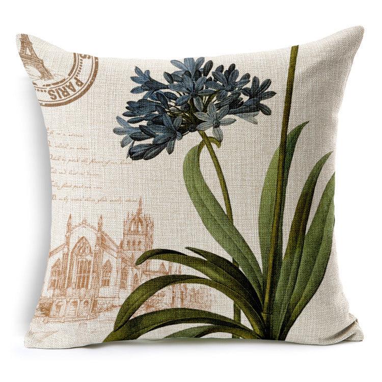 All 4 Kids 45cm Square Throw Pillow Cushion Cover - Country Flower