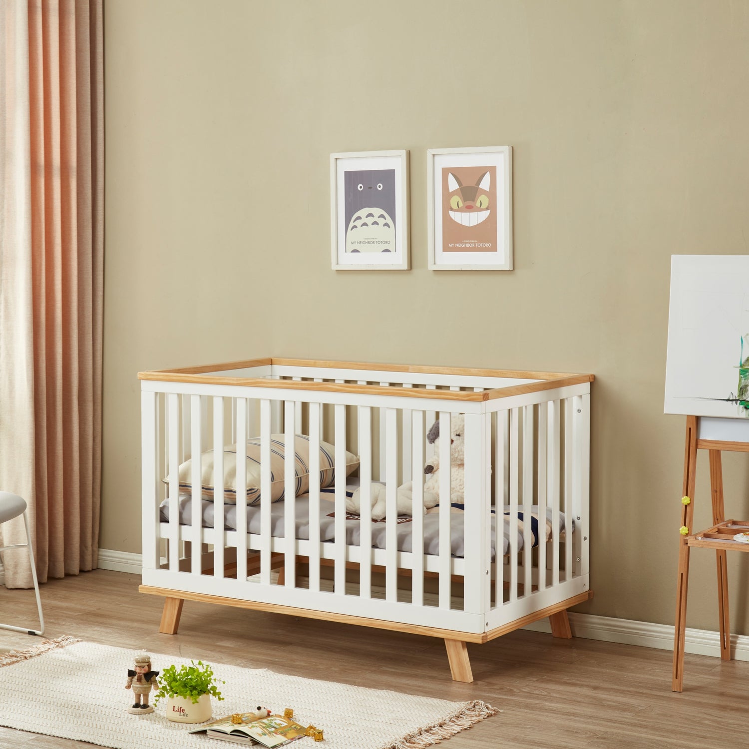 Joy Baby Mia Cot and Aurora Change Table Package