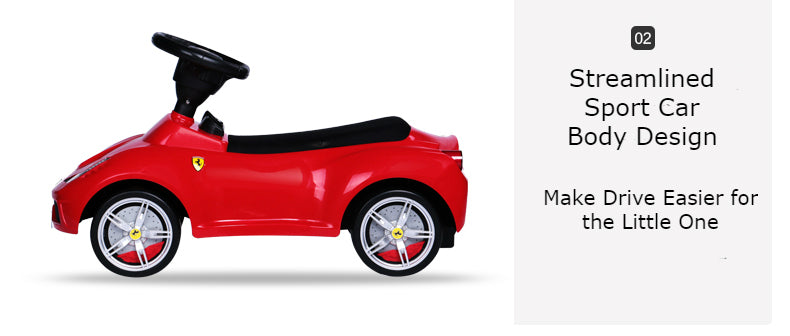 Rastar Licensed Ferrari 458 Foot To Floor Push Car