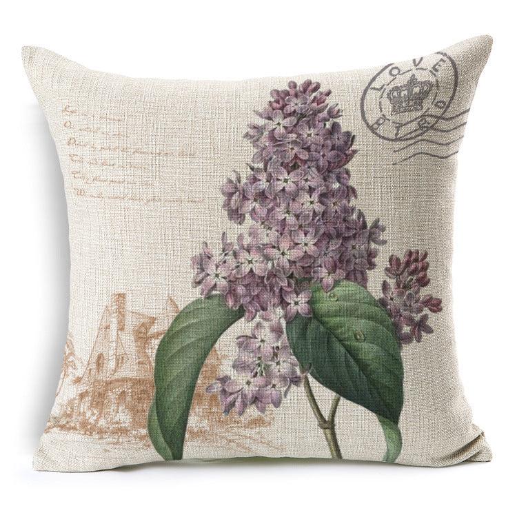 All 4 Kids 45cm Square Throw Pillow Cushion Cover - Country Flower