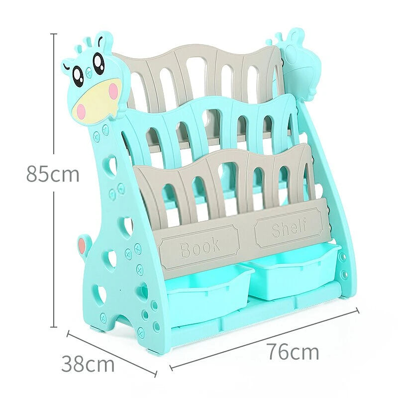 ALL 4 KIDS Lily the Giraffe Magazine Bookcase - Powder Blue