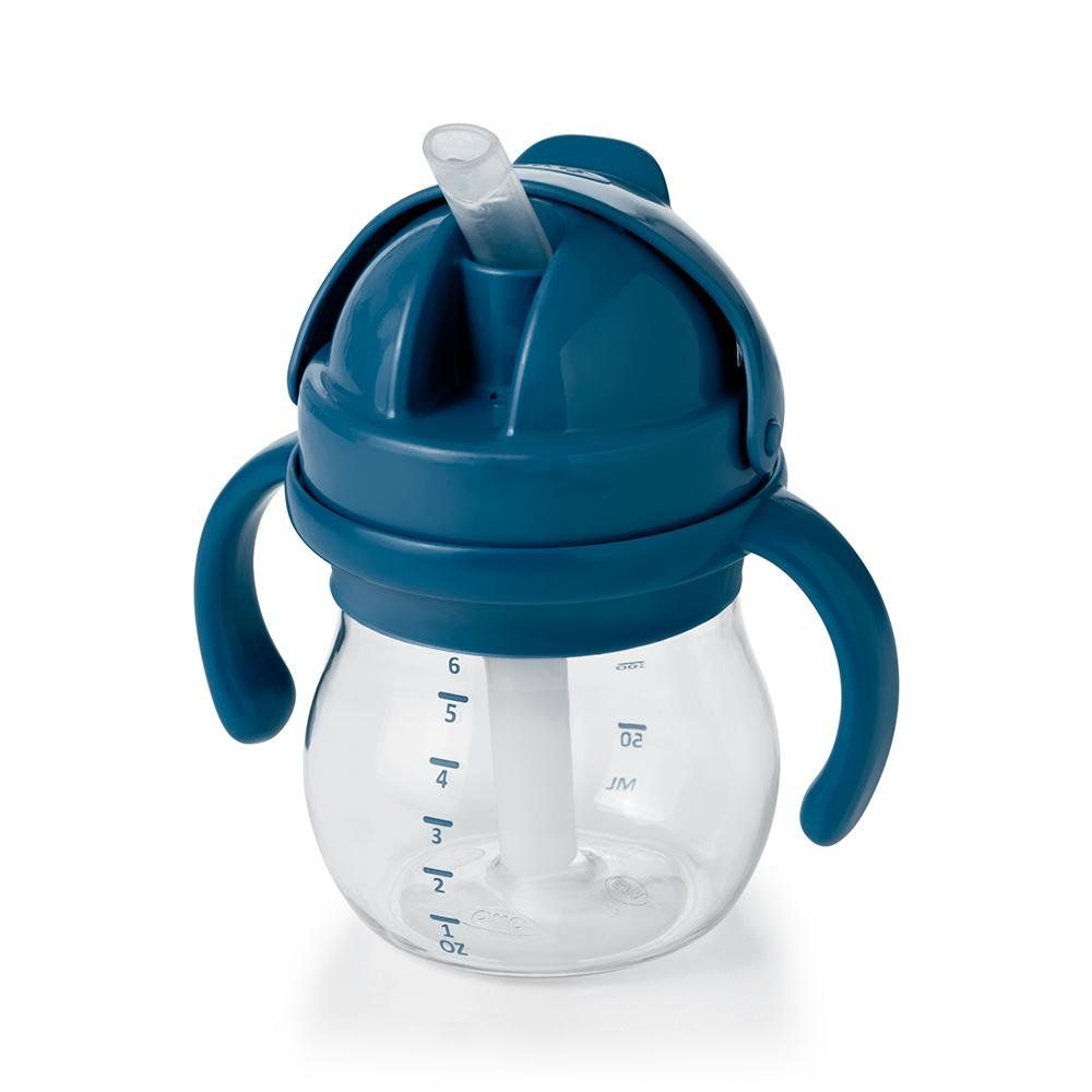 Oxo Tot Grow Straw Cup With Handles - Navy