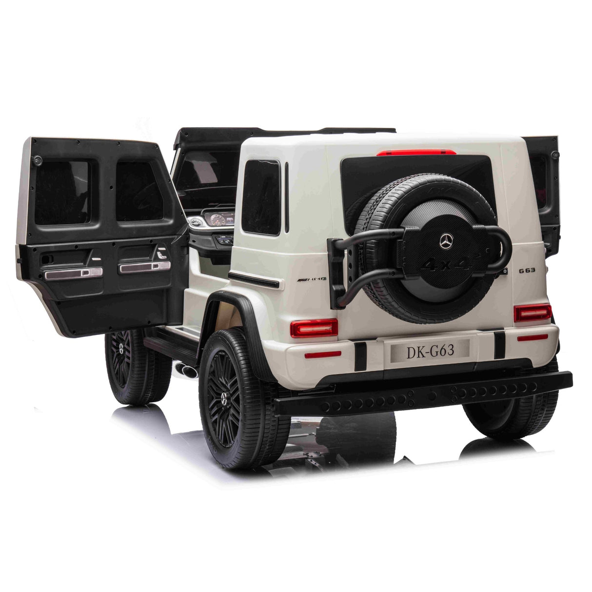 ALL 4 KIDS Huge Licensed Double Seat Mercedes-Benz Kids Ride On Car G63 with RC