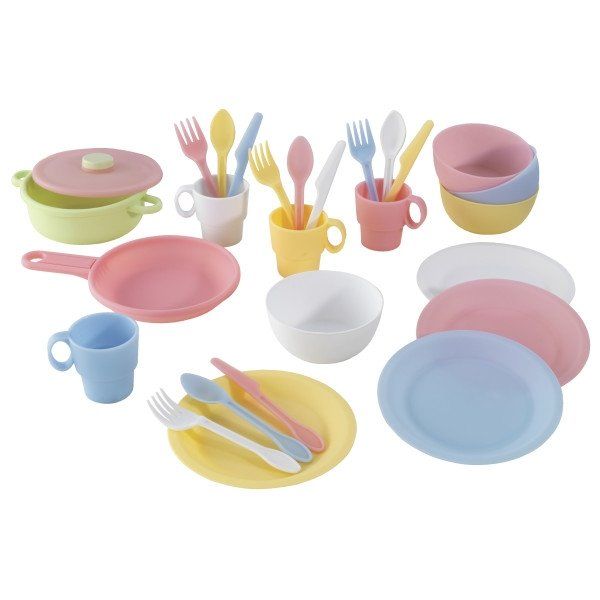 Kidkraft 27PC Cookware Set - Pastel