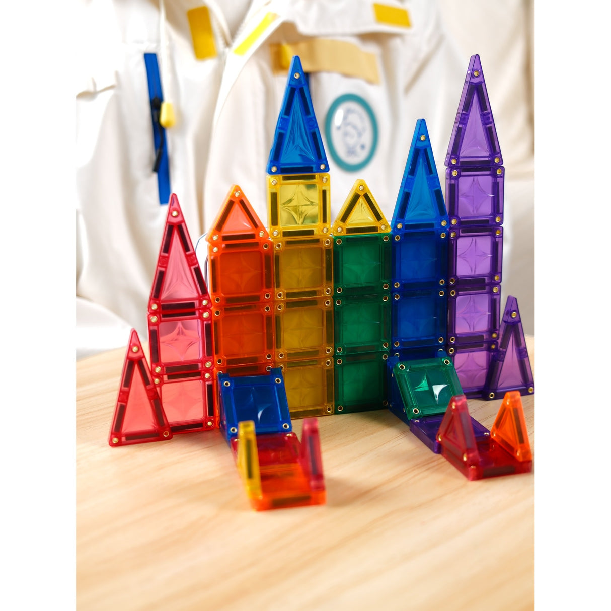 MNTL Classic Small Star Magnetic Tile Set 56 Pcs