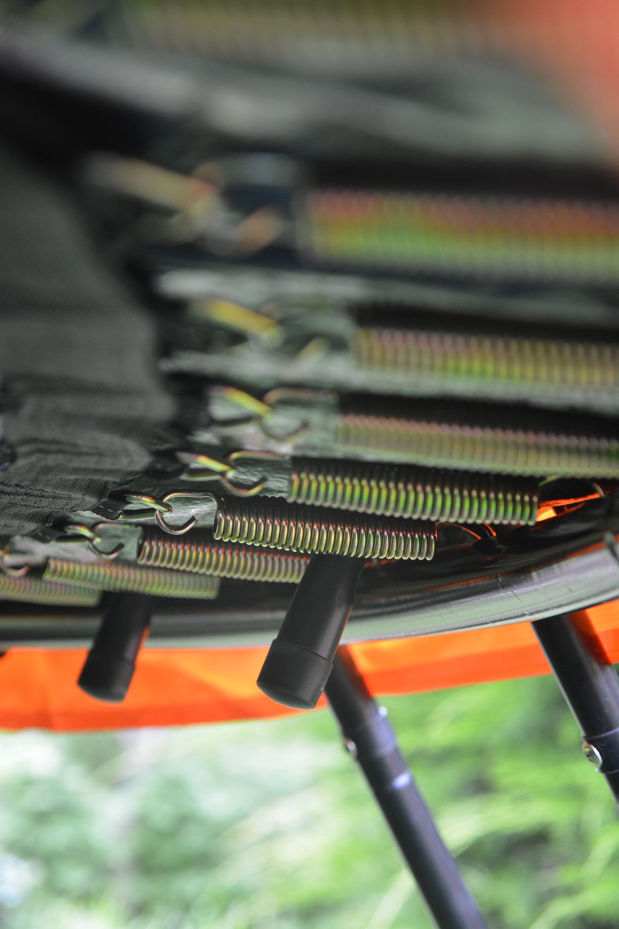 ALL 4 KIDS 8 FT Jump Zone Spring Trampoline with Basketball Board