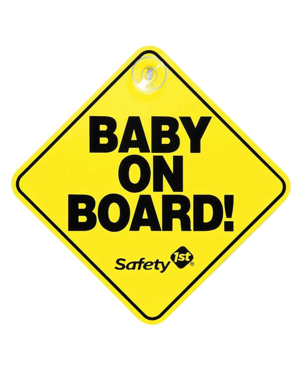 Safety 1st Baby on Board Sign - Yellow