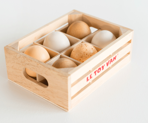 Le Toy Van Honeybake Farm Eggs in Crate