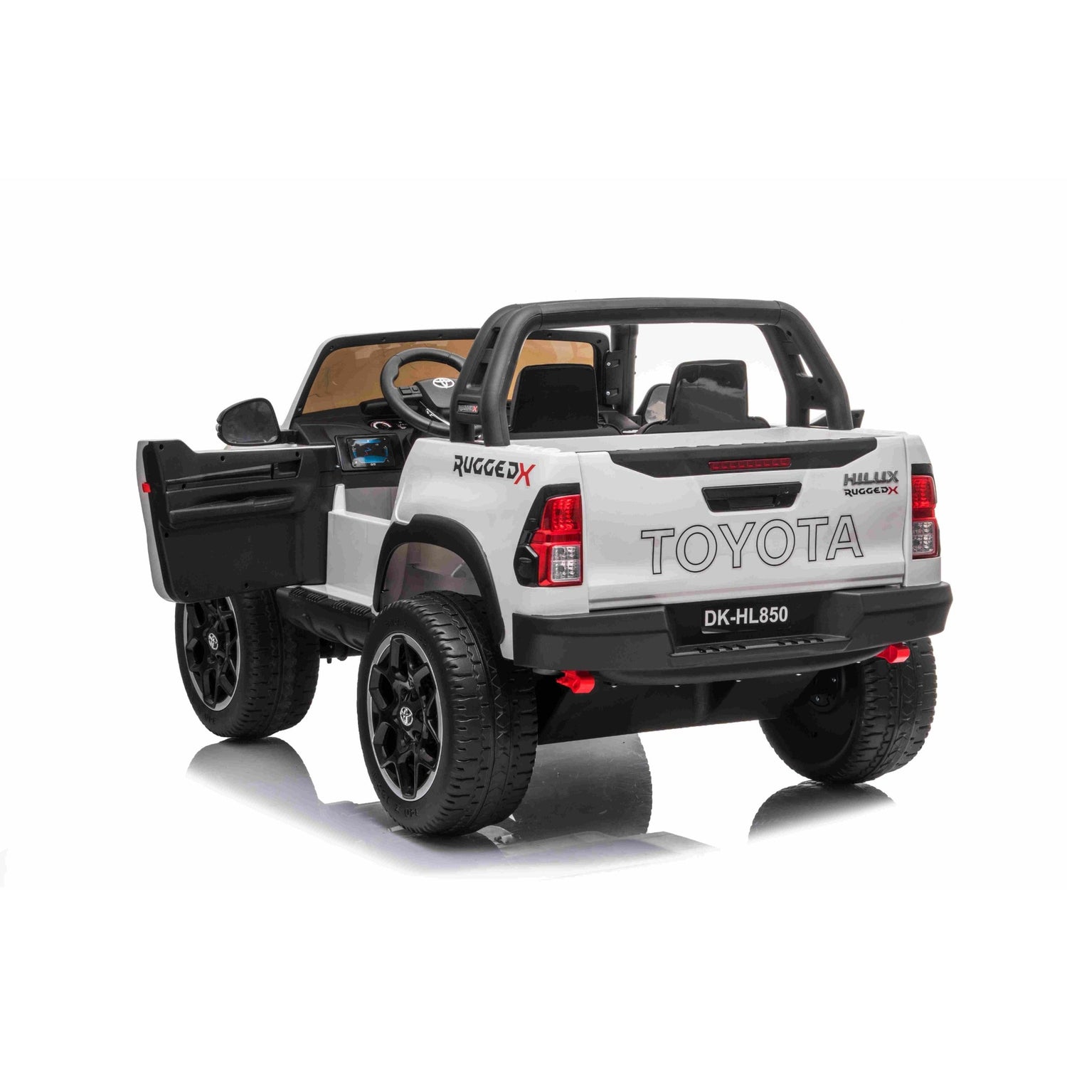 ALL 4 KIDS Licensed Double Seat Toyota Hilux Kids Ride On Car with RC