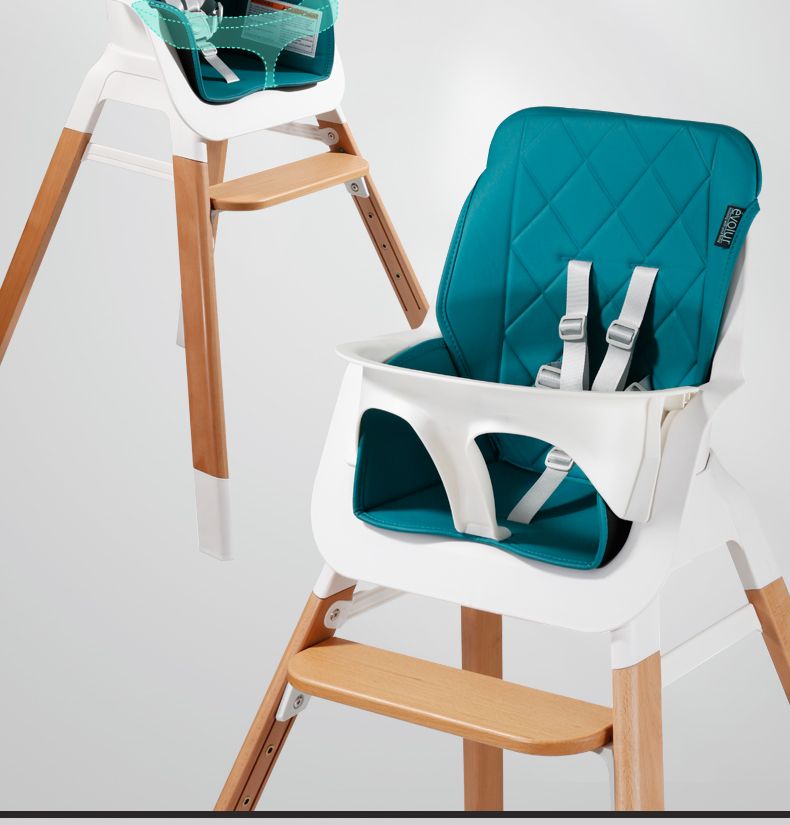 Joy Baby Ellie 2 in 1 Bar Stool Highchair - Aqua
