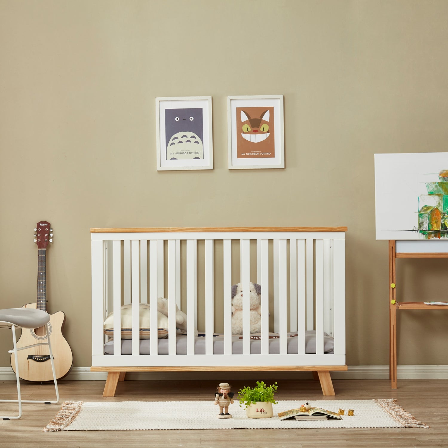 Joy Baby Mia Cot and Aurora Change Table Package