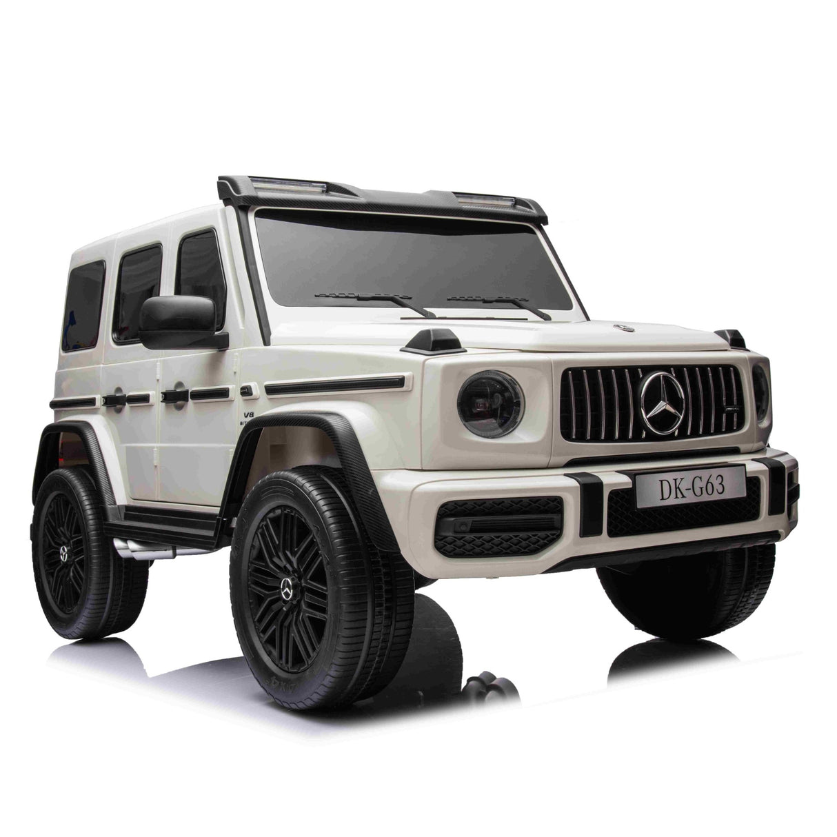 ALL 4 KIDS Huge Licensed Double Seat Mercedes-Benz Kids Ride On Car G63 with RC