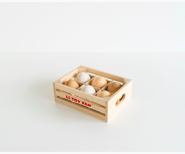 Le Toy Van Honeybake Farm Eggs in Crate