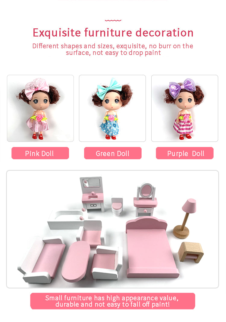 All 4 Kids Riley 2 Level Doll House