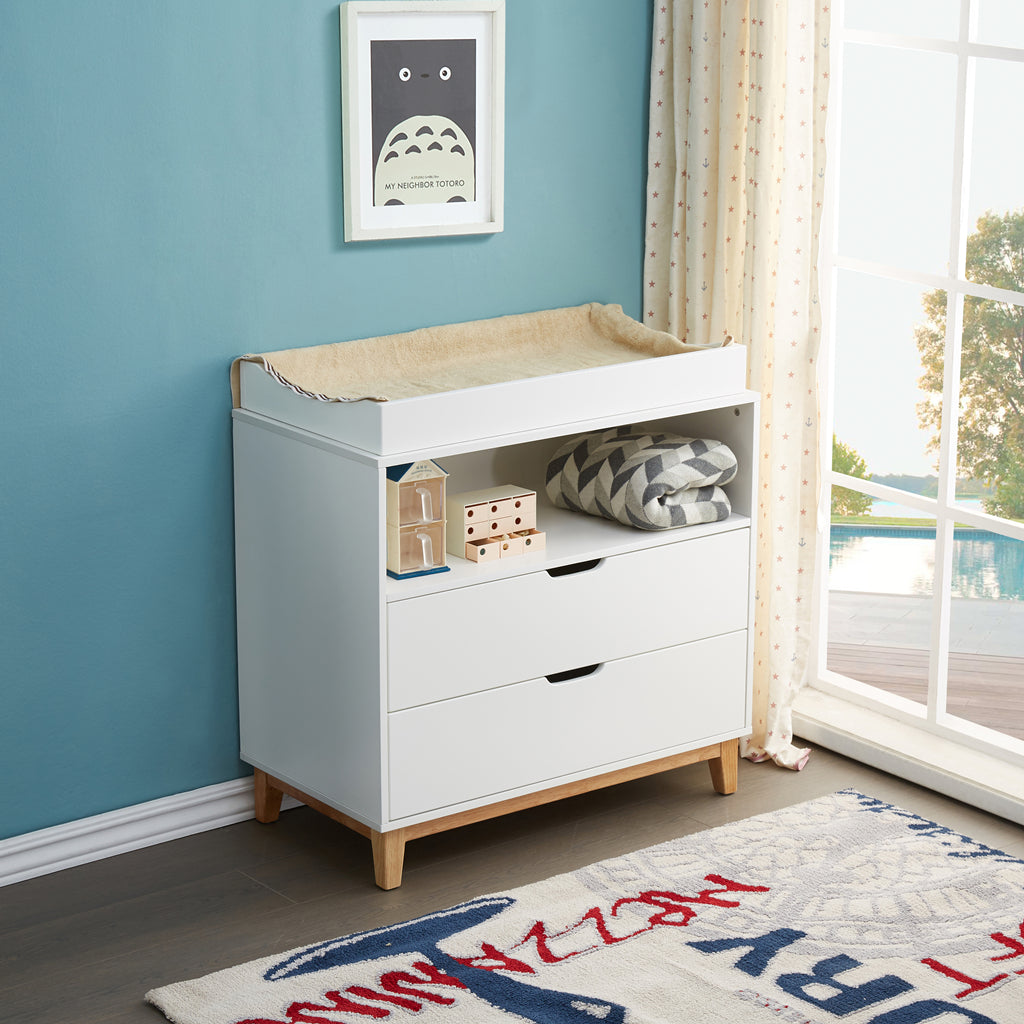 JOY BABY Aurora 2 Drawers Chest of Draw with Change Table