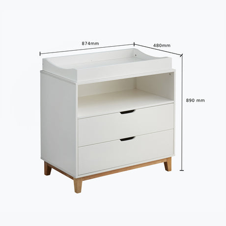 Joy Baby Mia Cot and Aurora Change Table Package
