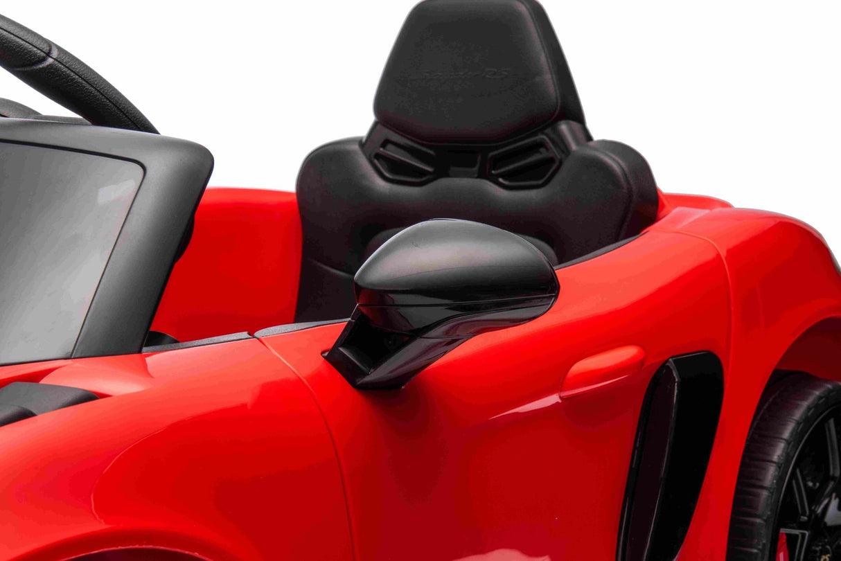 ALL 4 KIDS Licensed Porsche 718 Spyder Kids Electric Ride-On Car