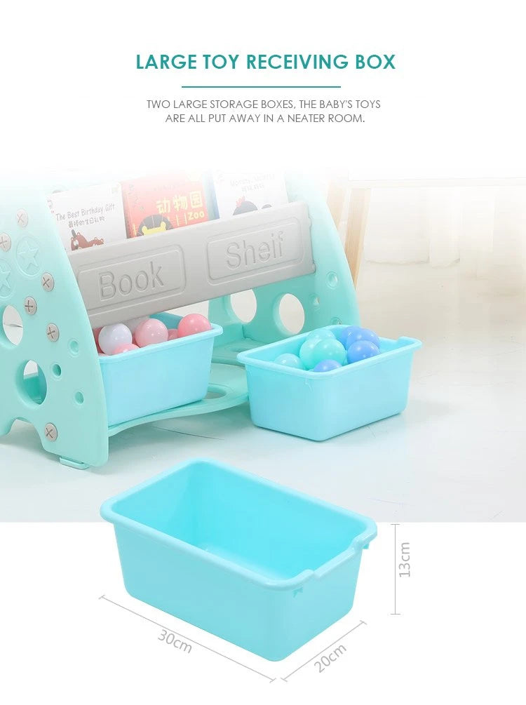 ALL 4 KIDS Lily the Giraffe Magazine Bookcase - Powder Blue