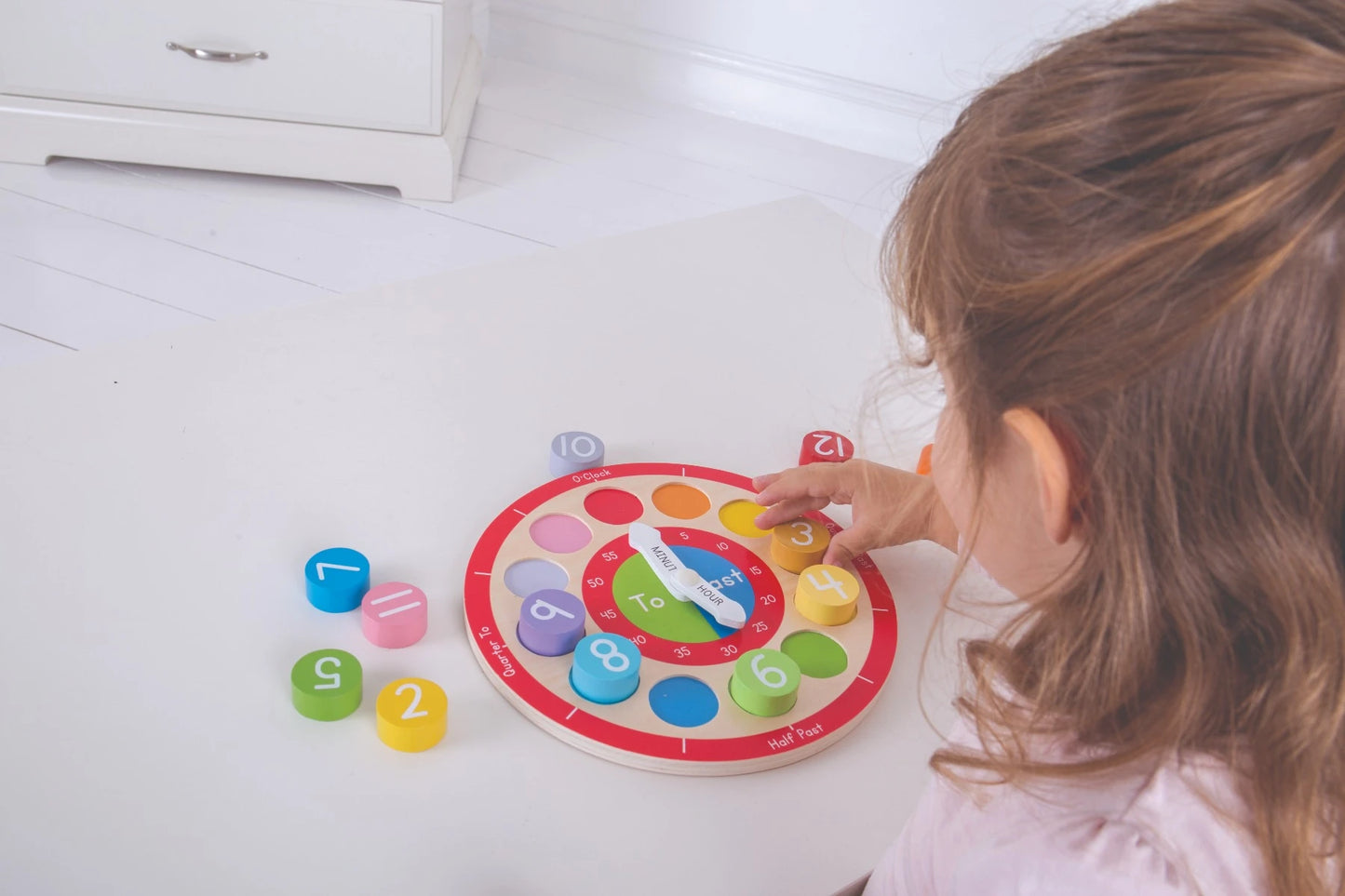 Bigjigs Toys Educational Teaching Clock