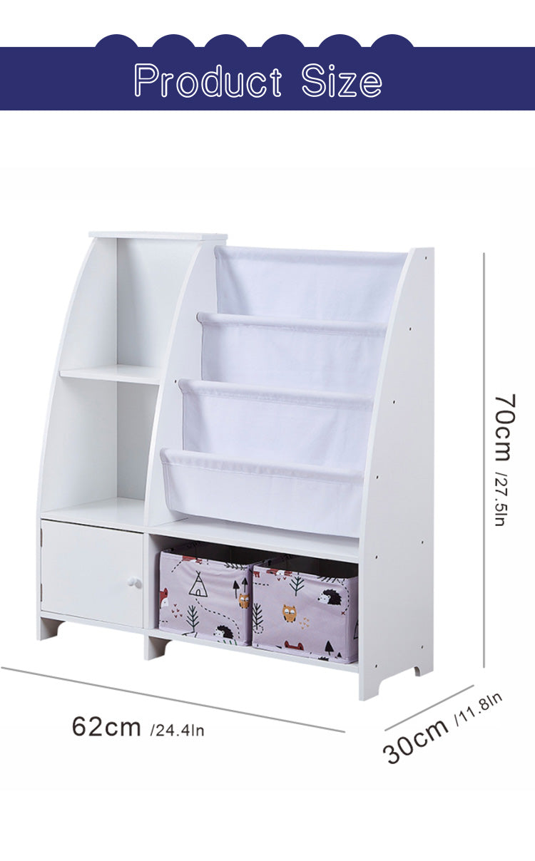 ALL 4 KIDS Victoria Kids Bookcase with Toy Storage