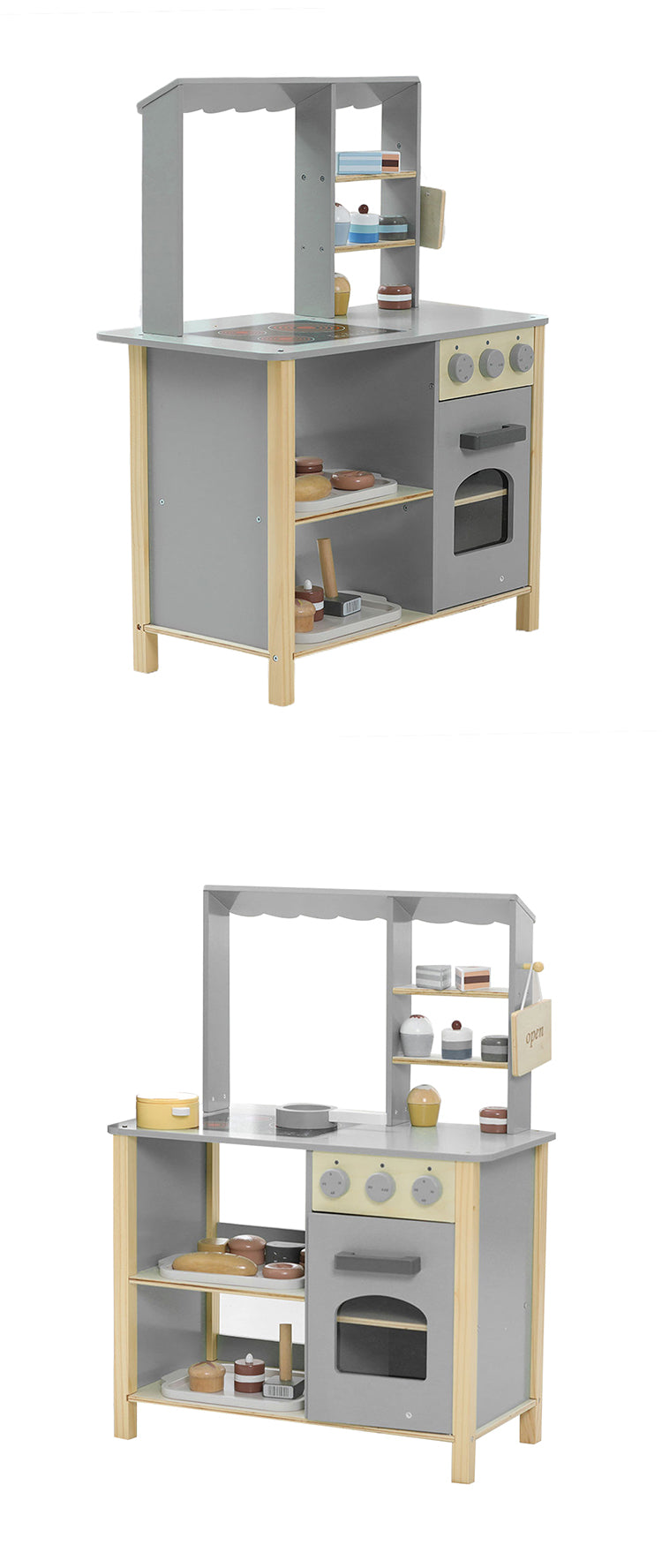 All 4 Kids Nordic Chef Pretend Kitchen & Bakery Station