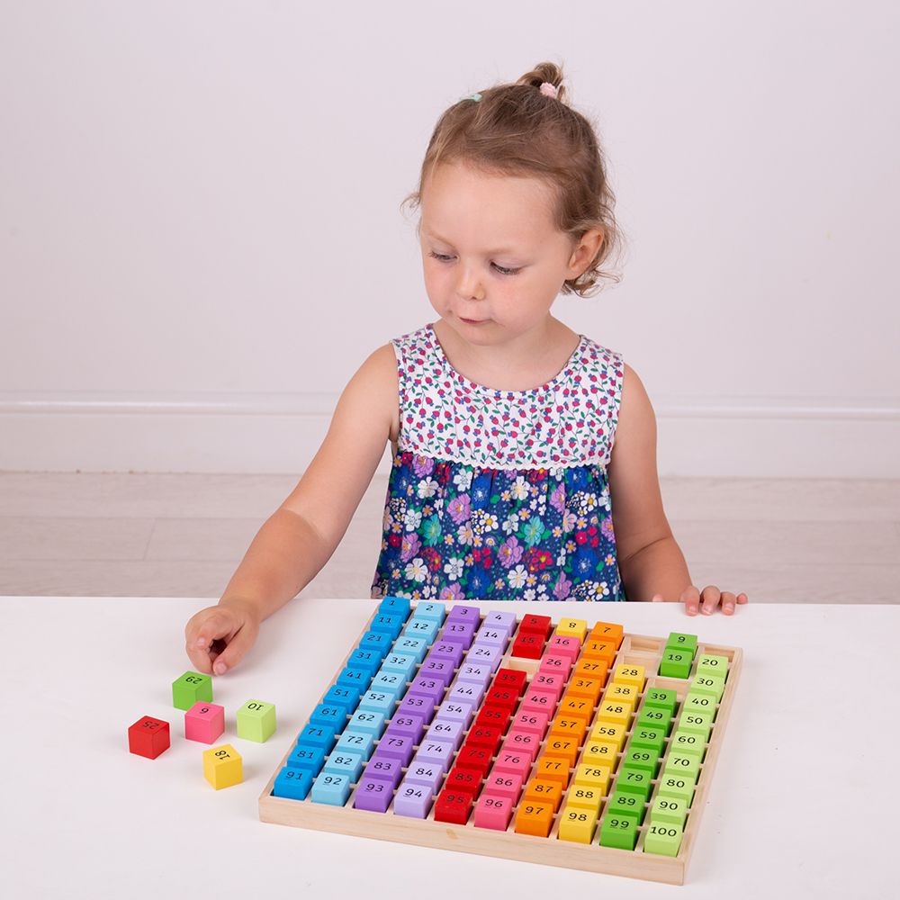 Bigjigs Toys Educational Number Tray