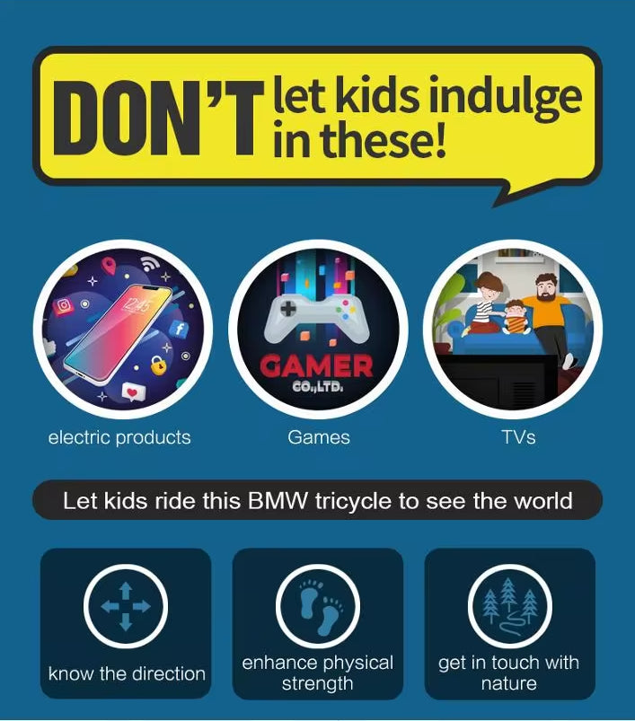 Rastar Licensed BMW Tricycle Bike