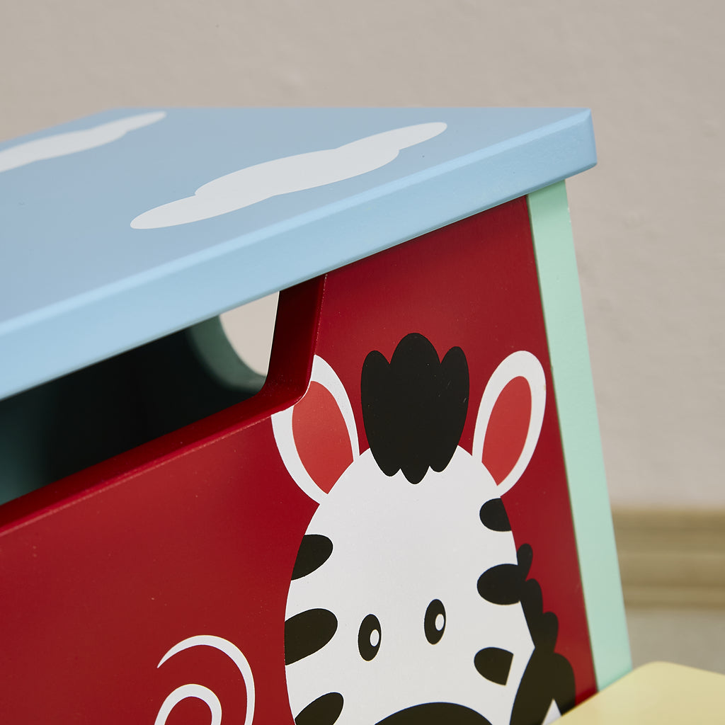 ALL 4 KIDS Joseph Boys Blue Animal Step Stool