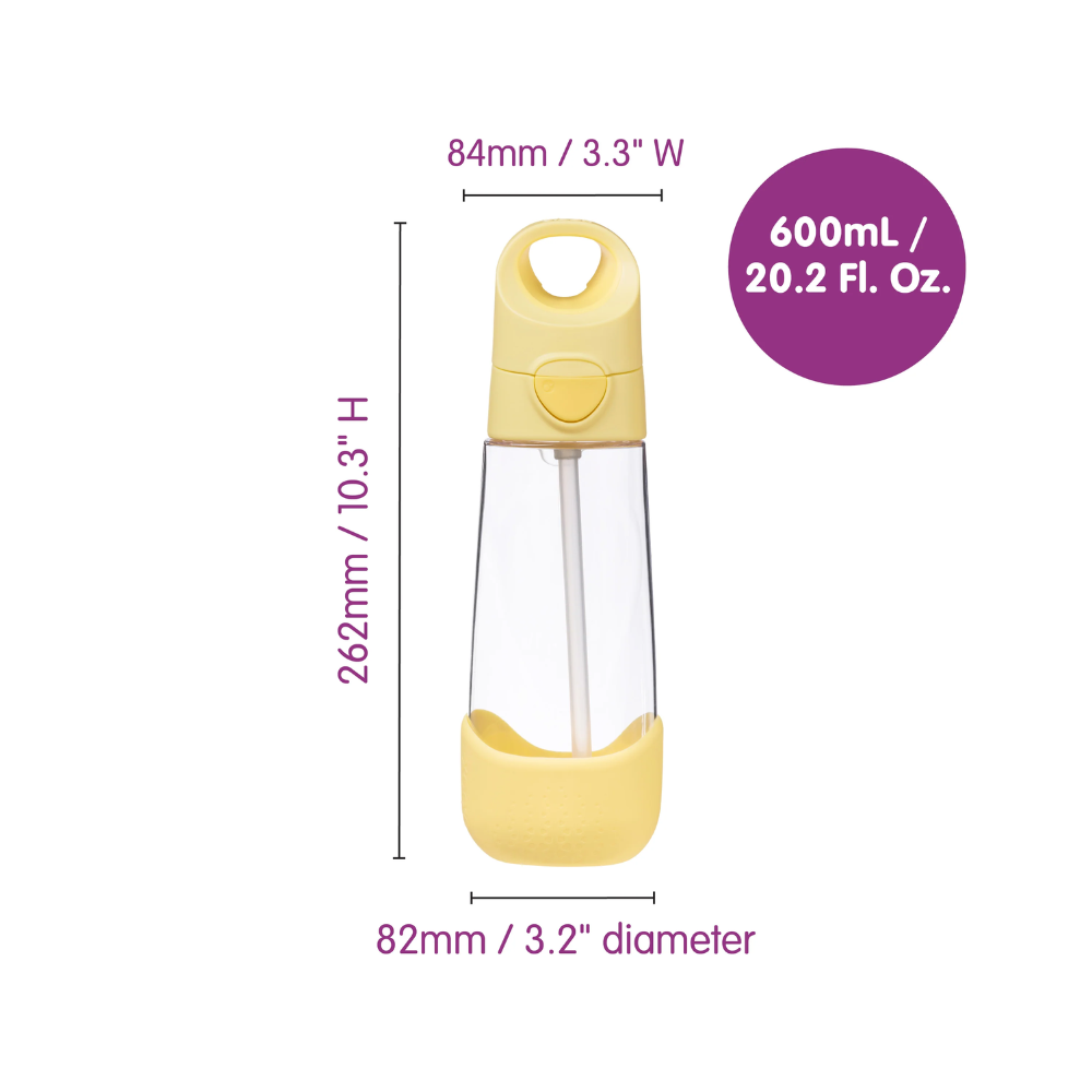 B.Box 600mL Tritan Drink Bottle - Sugar Plum