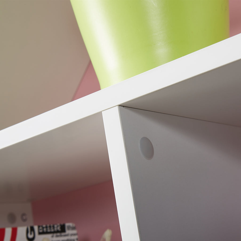 ALL 4 KIDS White Ivy Low Kids Bookcase Storage Unit