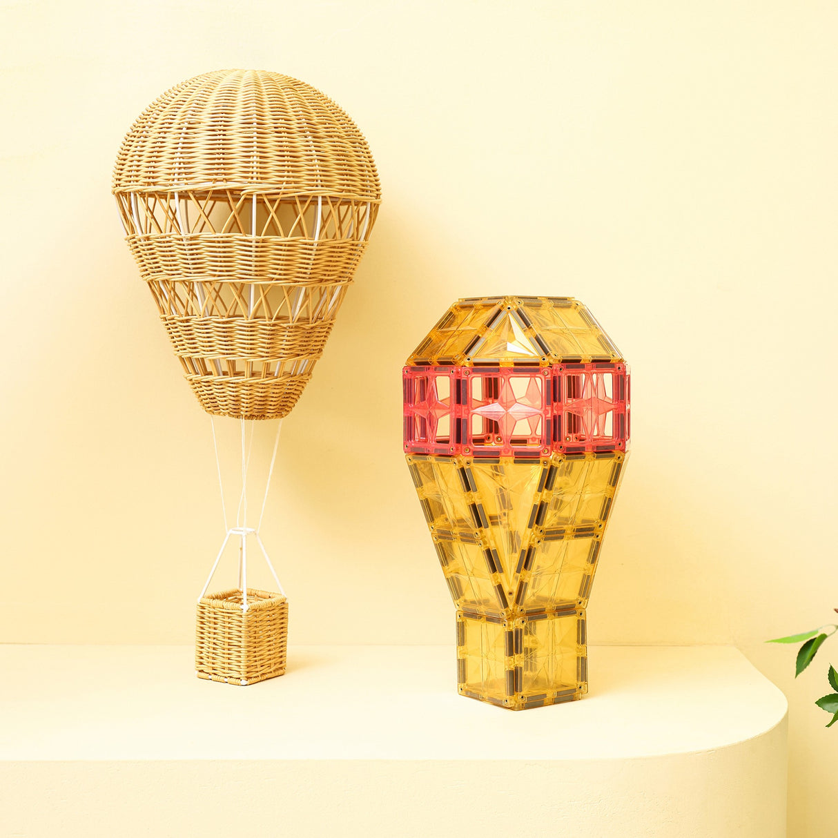 MNTL Classic Basic Teaching Aids Magnetic Tile Set 62 Pcs