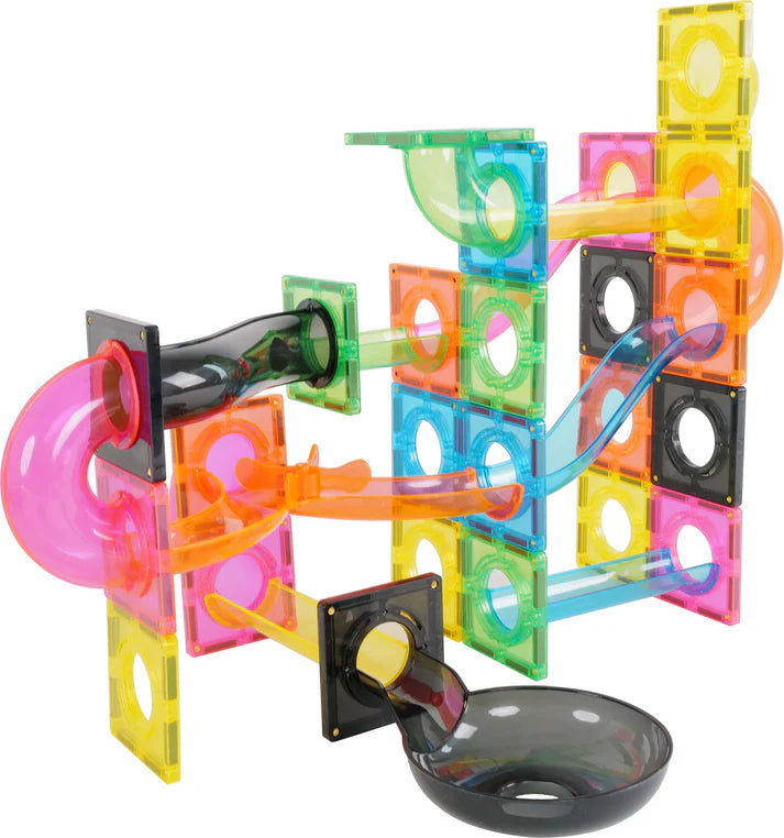 MNTL Fluorescent Magnetic Marble Run Set 101 Pcs